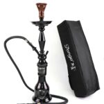 1 Hose 28" Egyptian Hookah Set with Travel Bag