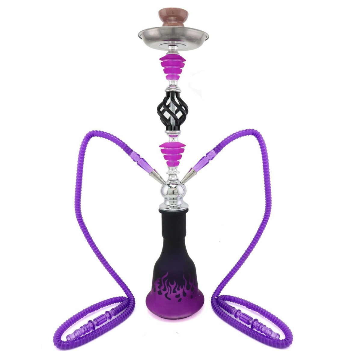 Zebra Smoke 2 Hose Freddy Hookah